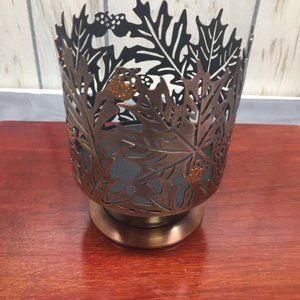 Sonoma Metal Fall Candle Holder For Glass Jar Candles